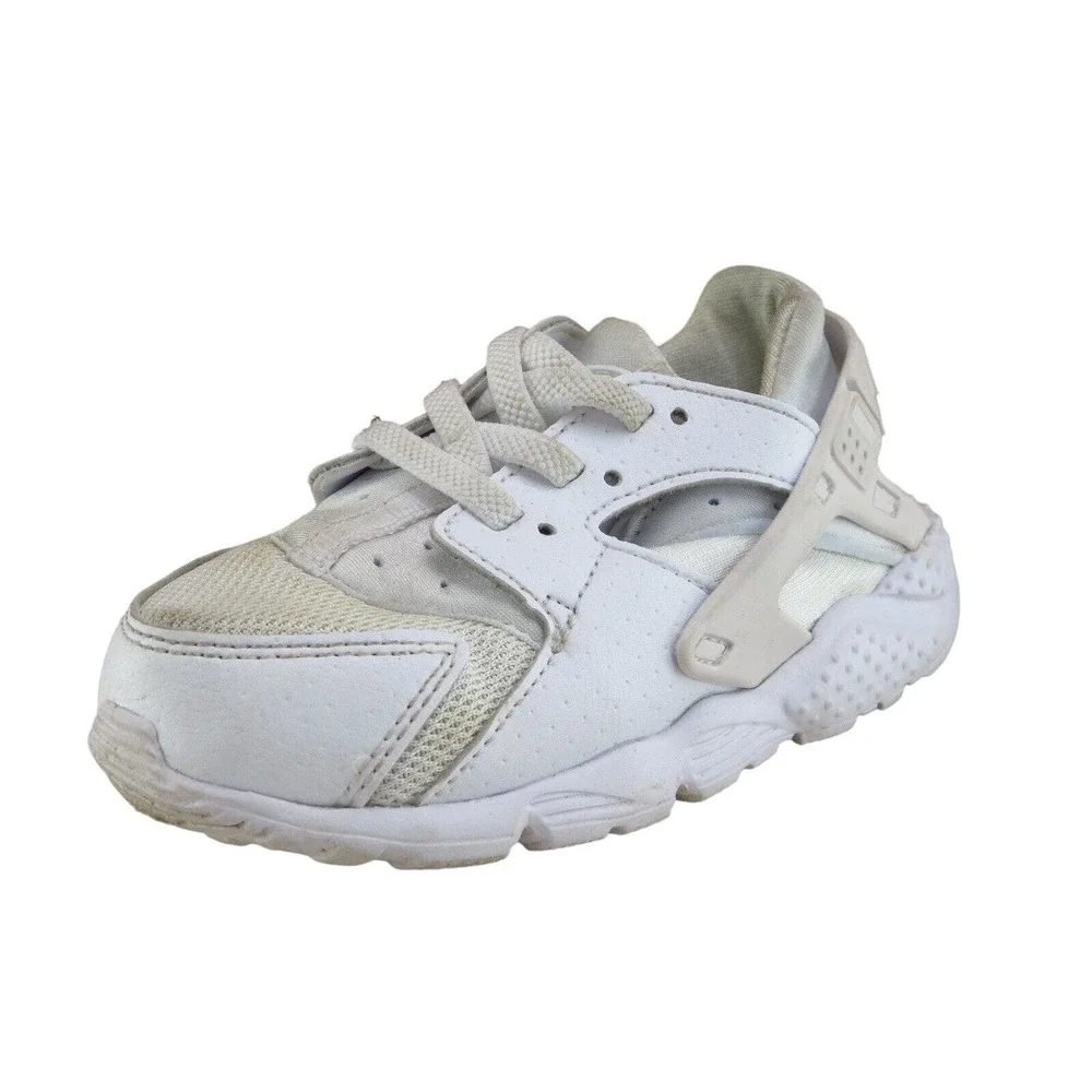 Nike‎ Sz 8 Toddler Unisex Sneaker White Synthetic Huarache Medium